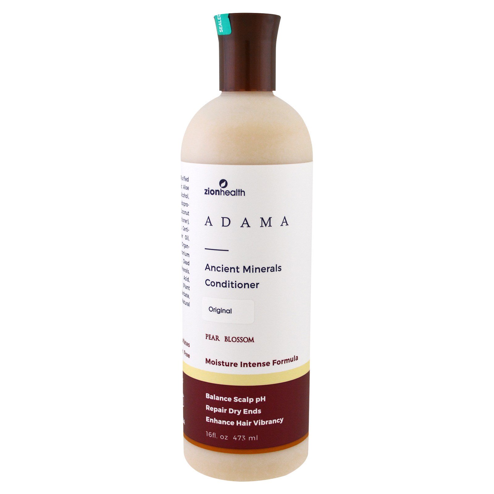 Comprar Zion Health, Adama, Condicionador de Minerais Antigos, Flor de Pereira, 473 ml (16 fl oz)