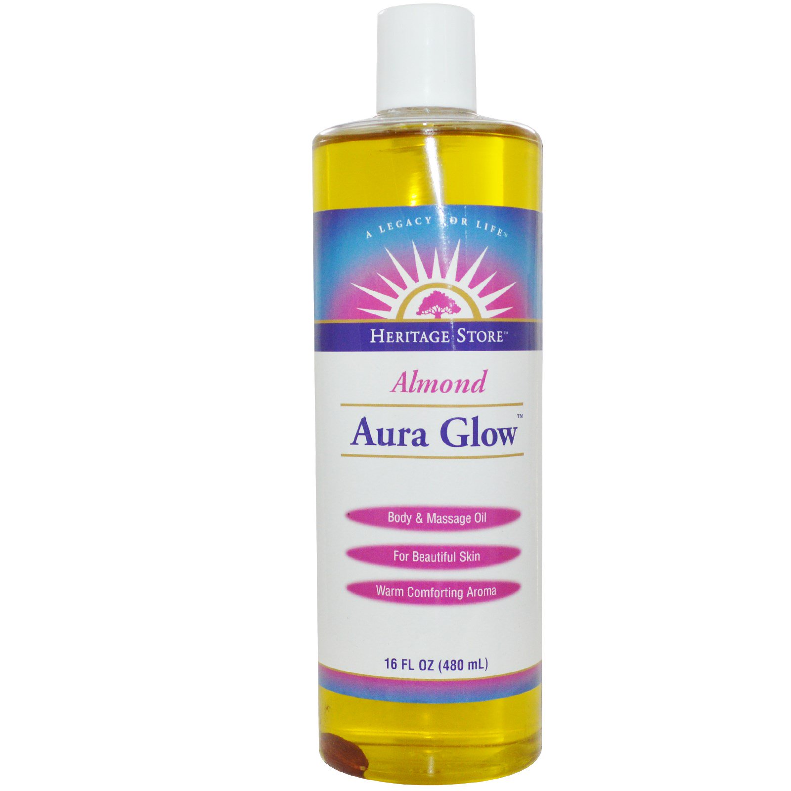 Comprar Heritage Store, Aura Glow, Amêndoa, 16 fl oz (480 ml)