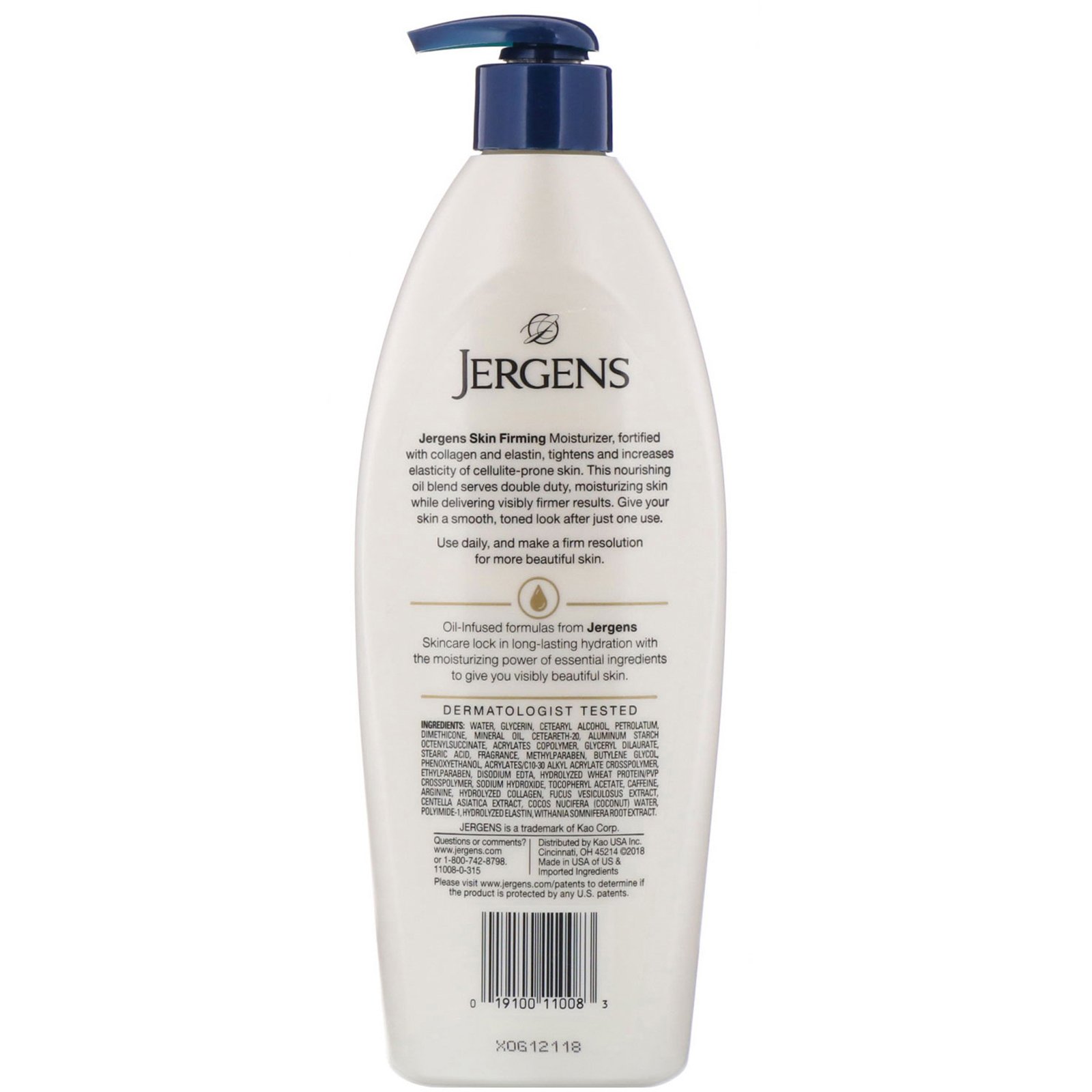 Comprar Jergens, Firmador da pele, Infusão de óleo, 496 ml - Imagem 2