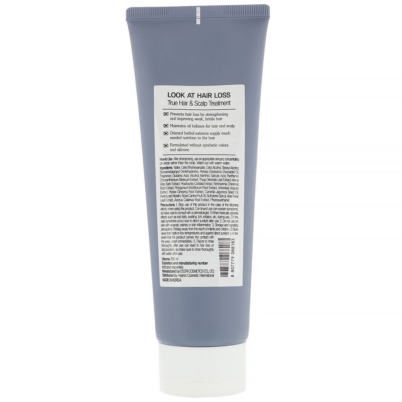 Comprar Doori Cosmetics, Look At Hair Loss, Verdadeiro tratamento contra perda de cabelo, 250 ml - Imagem 2