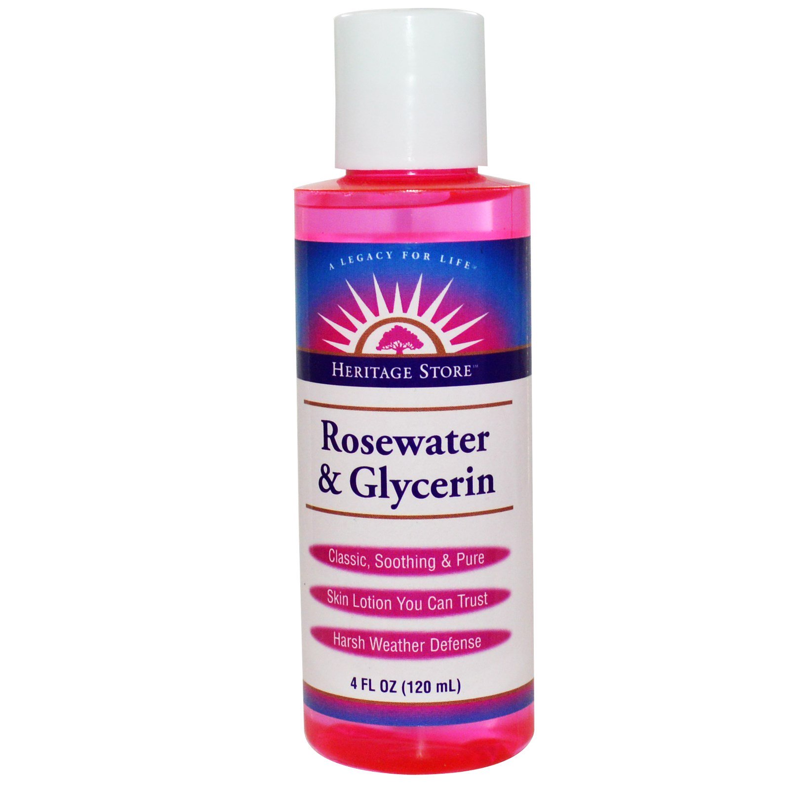 Comprar Heritage Store, Água de Rosas e Glicerina, 4 fl oz (120 ml)