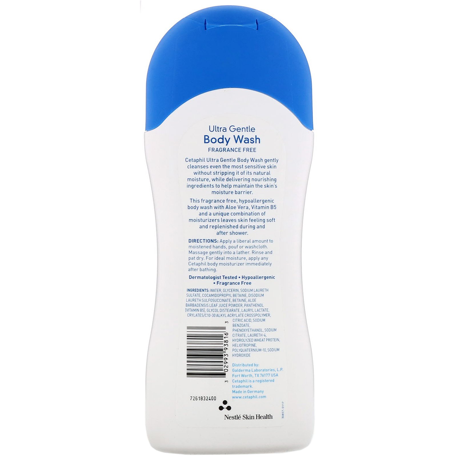Comprar Cetaphil, Ultra suave, sabonete líquido corporal, sem perfume, 500 ml - Imagem 2