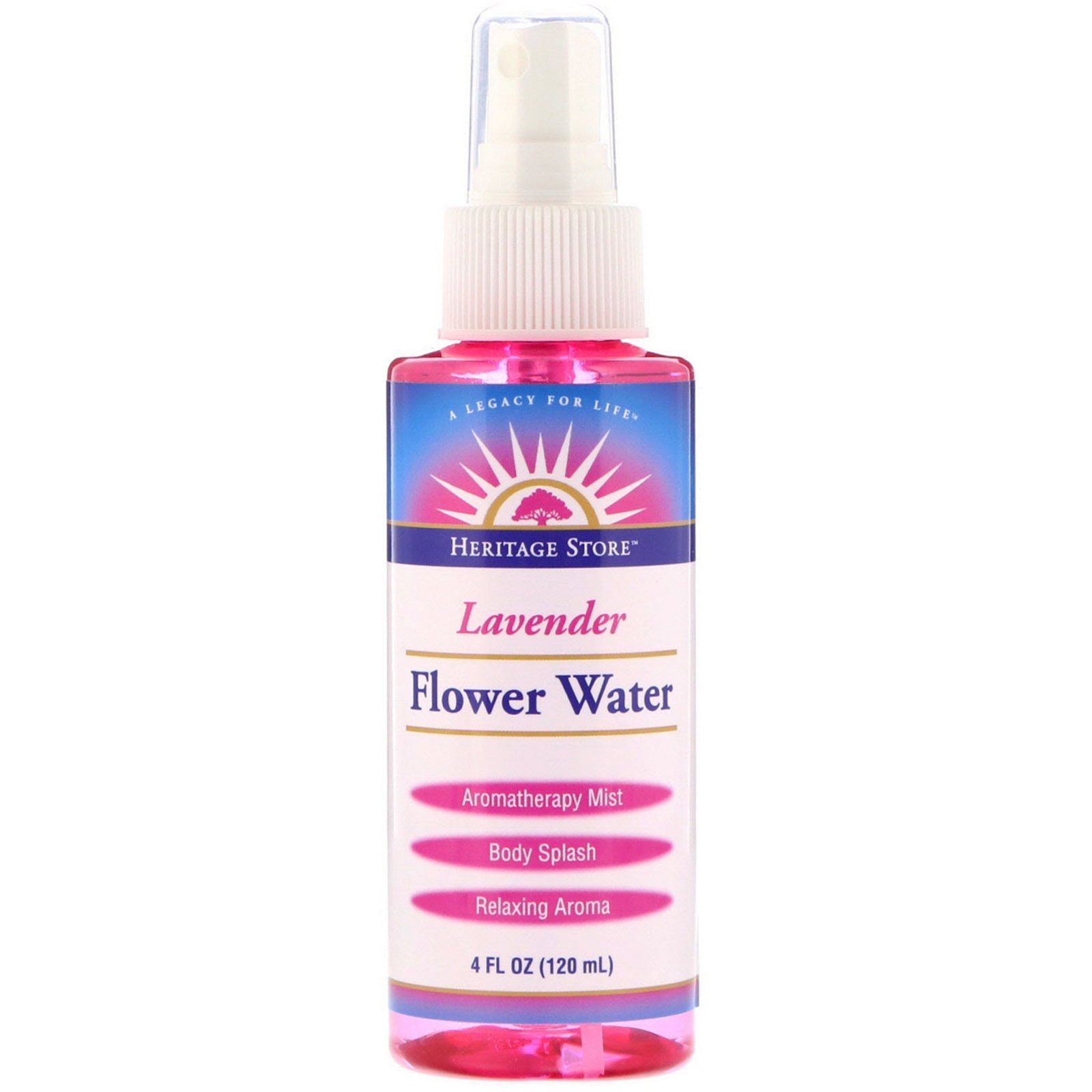 Comprar Heritage Store, Água de Flores, Névoa de Aromaterapia, Lavenda, 4 oz (120 ml)
