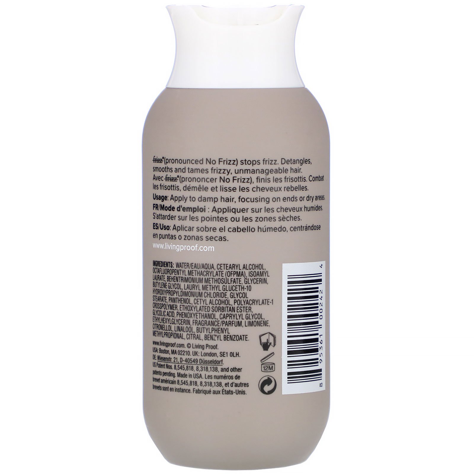 Comprar Living Proof, No Frizz Leave-In Conditioner, 4 fl oz (118 ml) - Imagem 2