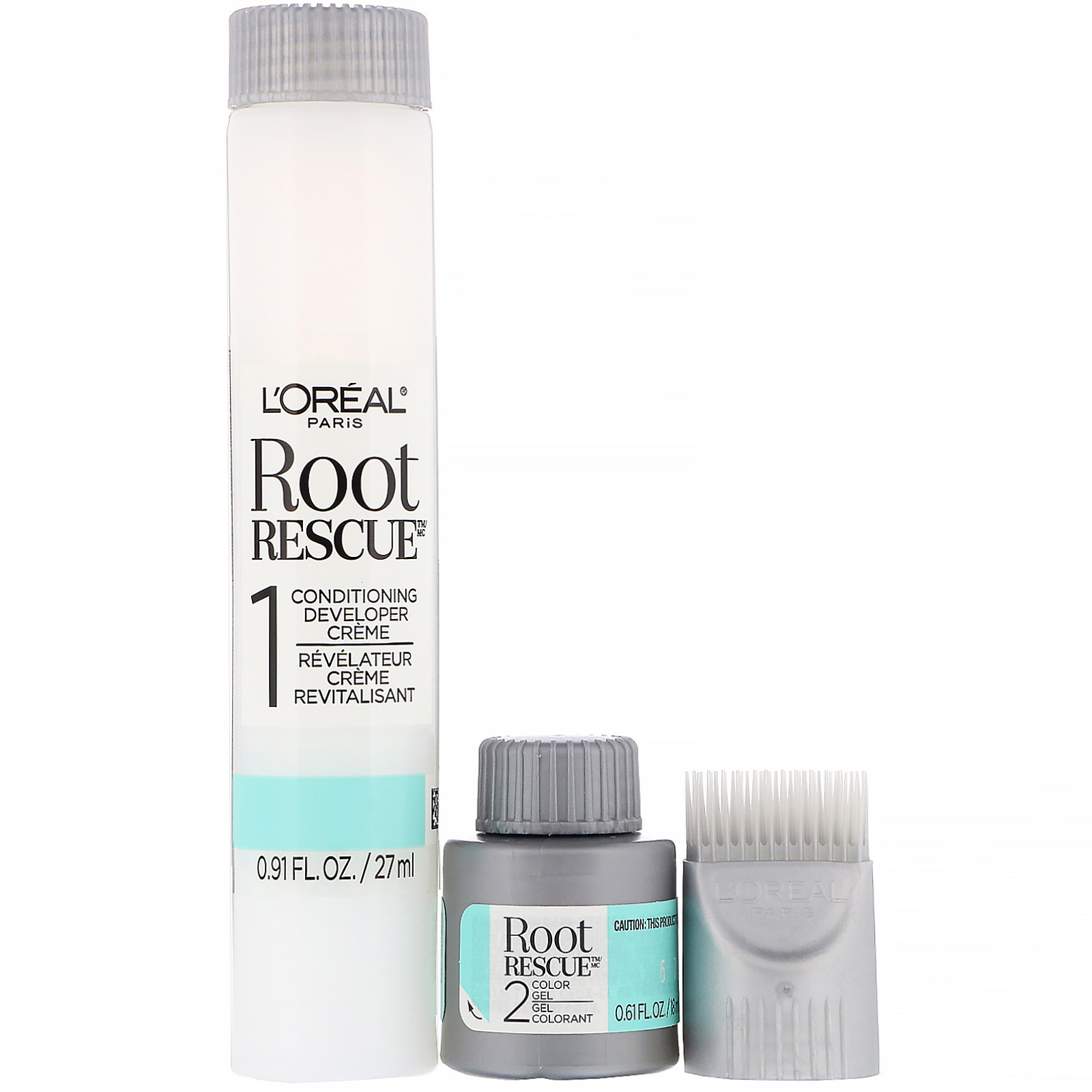 Comprar L'Oreal, Root Rescue, kit de coloração da raiz em 10 minutos, 8 loiro médio, 1 aplicação - Imagem 3