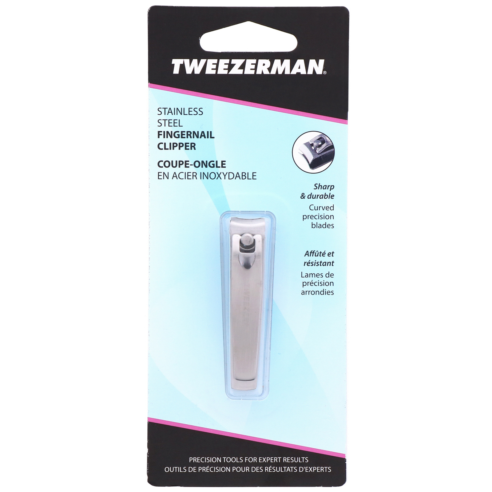 Comprar Tweezerman, Stainless Steel Fingernail Clipper, 1 Count - Imagem 2