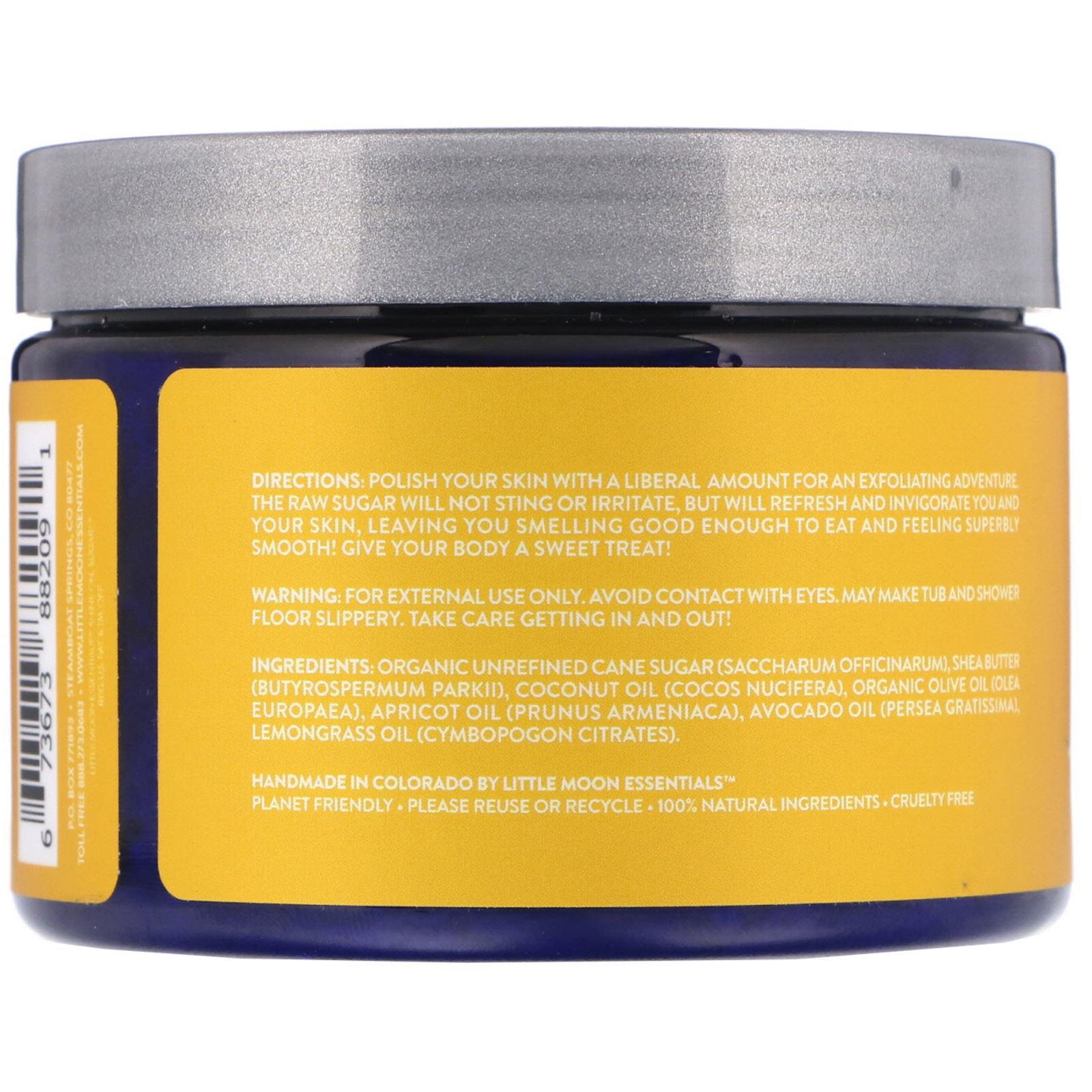 Comprar Little Moon Essentials, Brightening, Shine On, Sugar!, Bath and Shower Sugar Exfoliant, 13 oz (369 fl) - Imagem 2