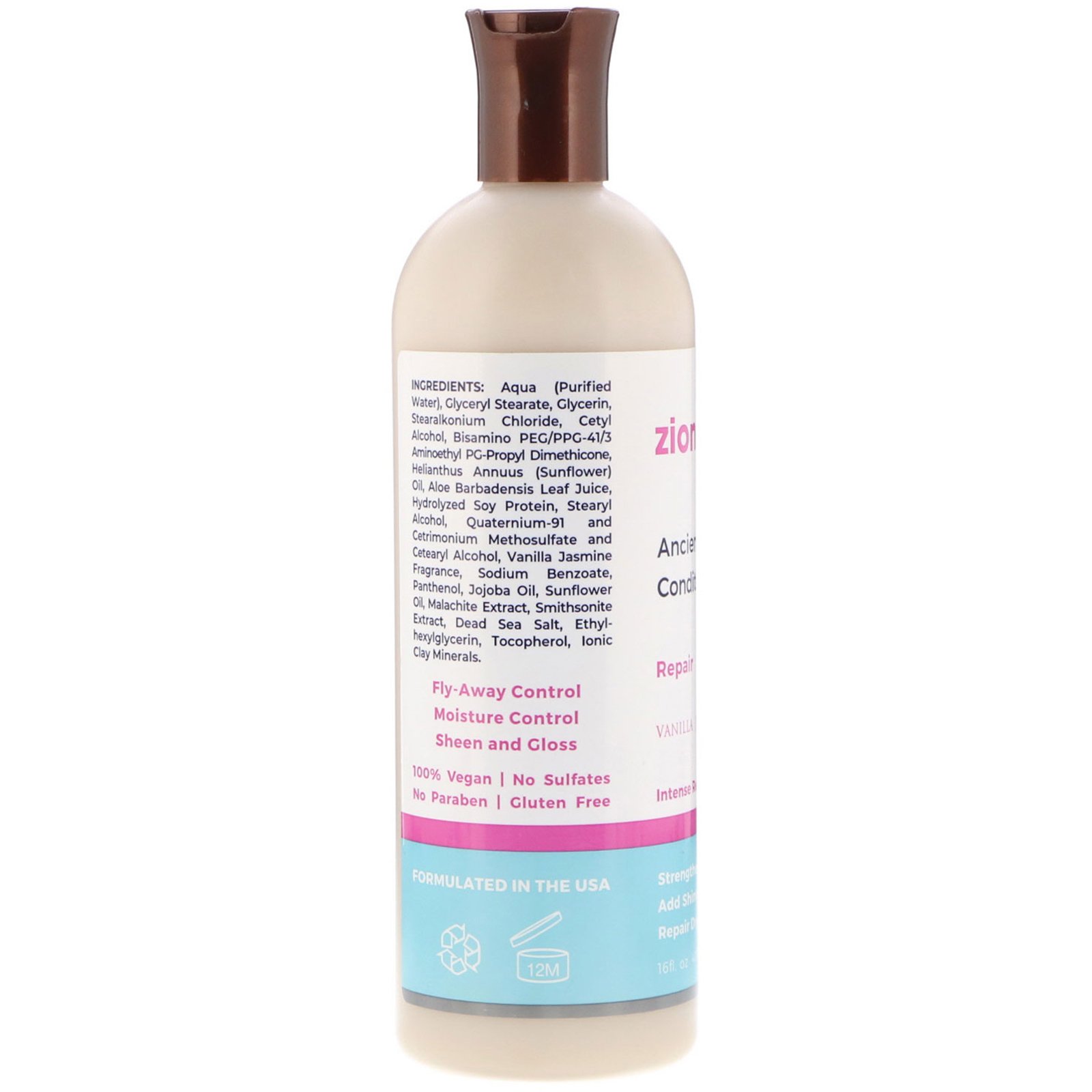 Comprar Zion Health, Condicionador de Minerais Antigos, Reparação, Baunilha e Jasmim, 473 ml - Imagem 2