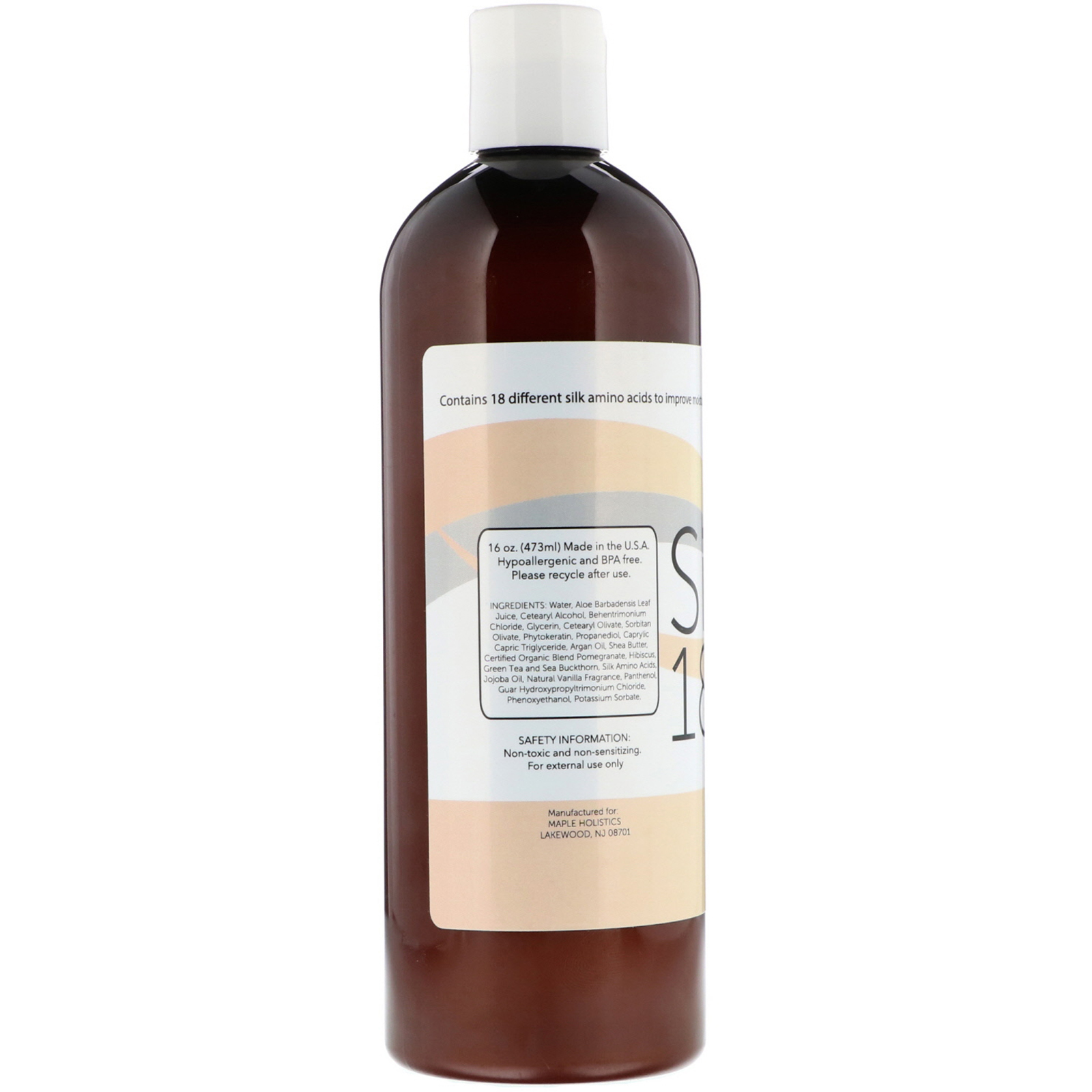 Comprar Maple Holistics, Silk18, Conditioner, 16 oz (473 ml) - Imagem 2