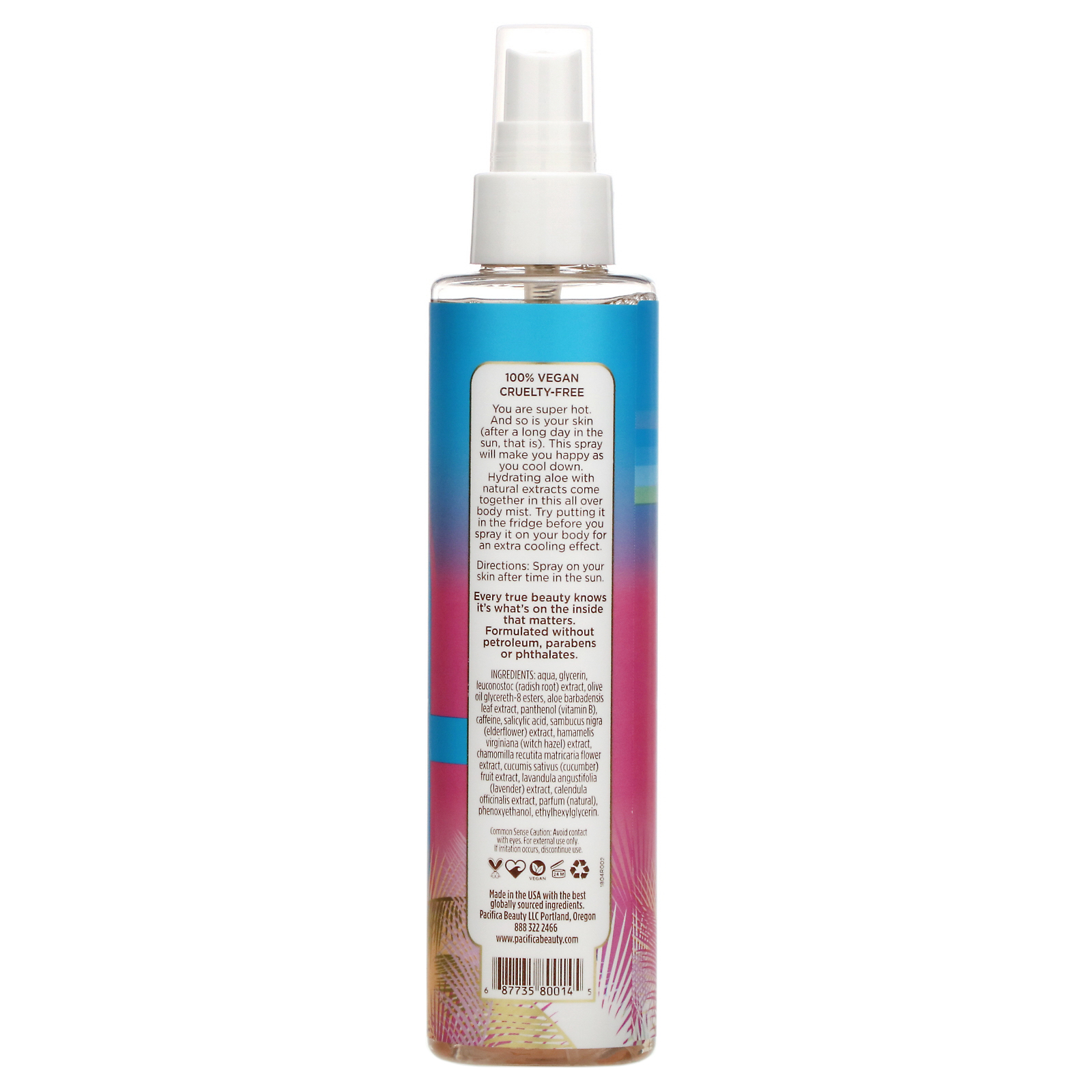 Comprar Pacifica, Sun + Skincare, After Sun Body Spray, Pineapple Flower, 6 fl oz (177 ml) - Imagem 2