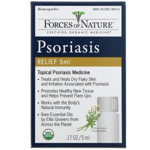 Comprar Forces of Nature, Alívio à Psoríase, 0,17 oz (5 ml)