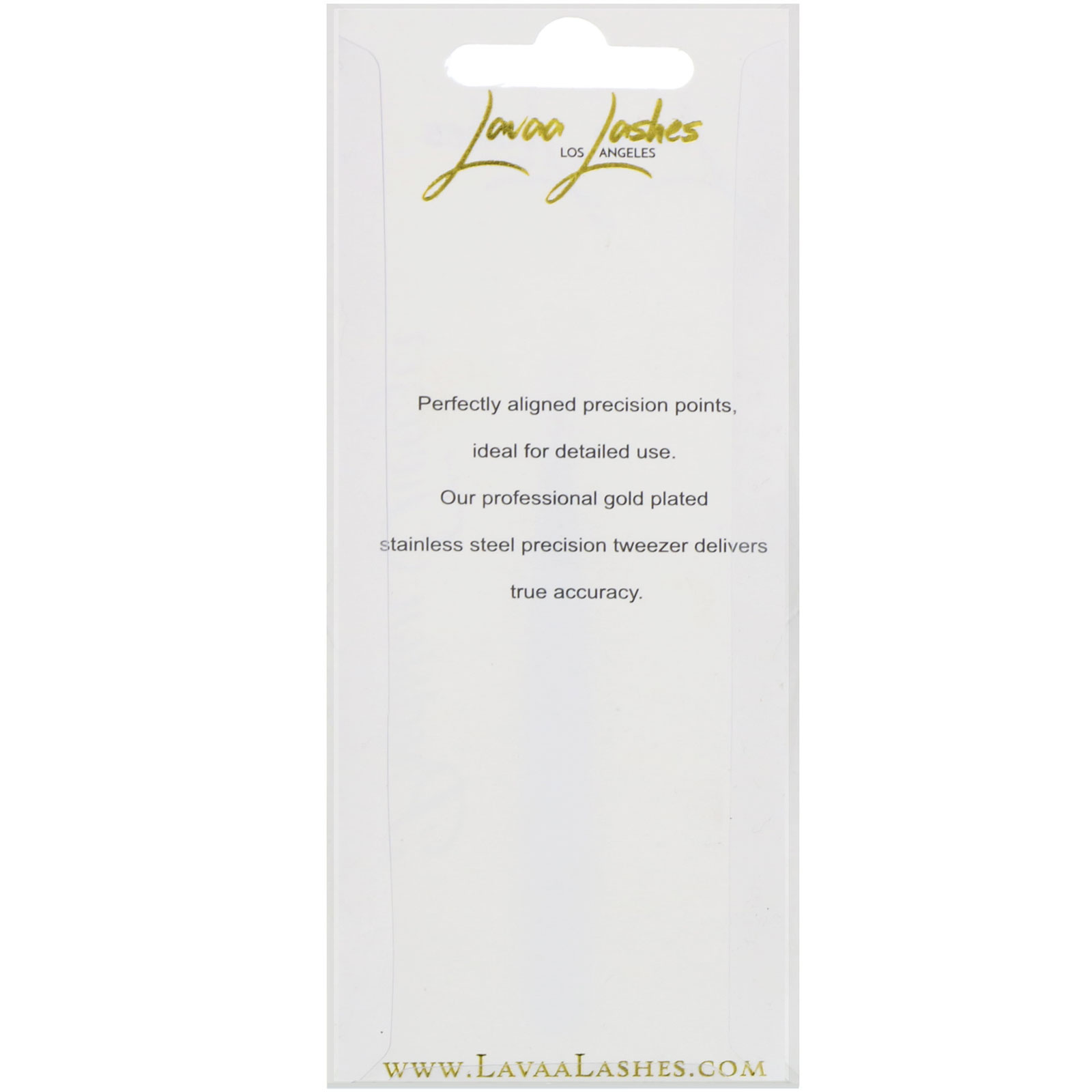 Comprar Lavaa Lashes, Pinça de precisão, Ouro, 1 unidade - Imagem 3