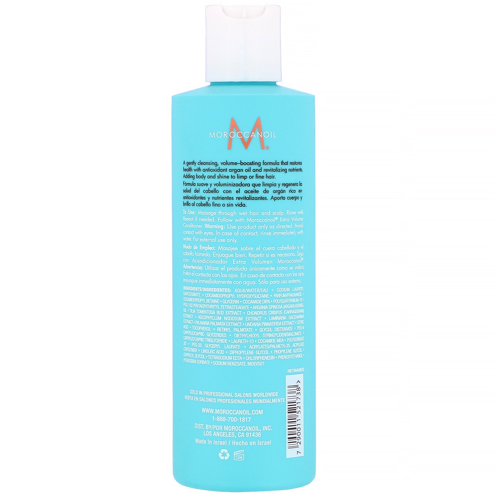 Comprar Moroccanoil , Shampoo para Volume Extra, 250 ml (8,5 fl oz) - Imagem 2