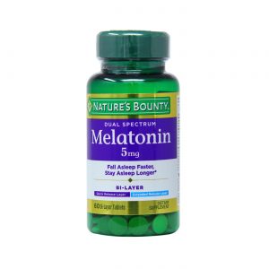 Comprar Nature's Bounty, Melatonina Camada de Espectro Duplo - 5 mg - 60 Tabletes