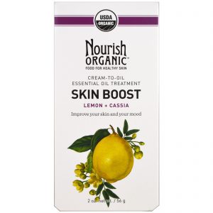 Comprar Nourish Organic, Estímulo para a pele, Limão + Cássia, 2 oz (56 g)