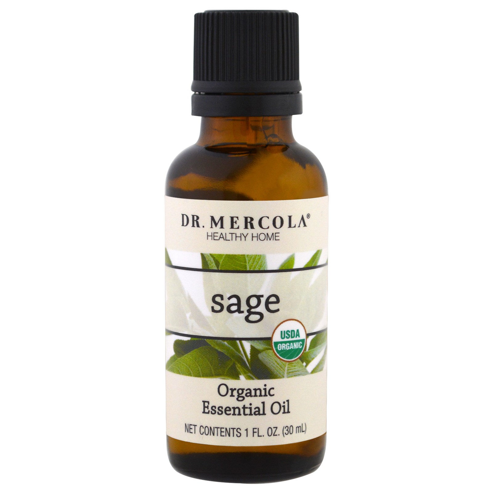 Comprar Dr. Mercola, Óleo Essencial Orgânico, Sálvia, 30 ml (1 oz)