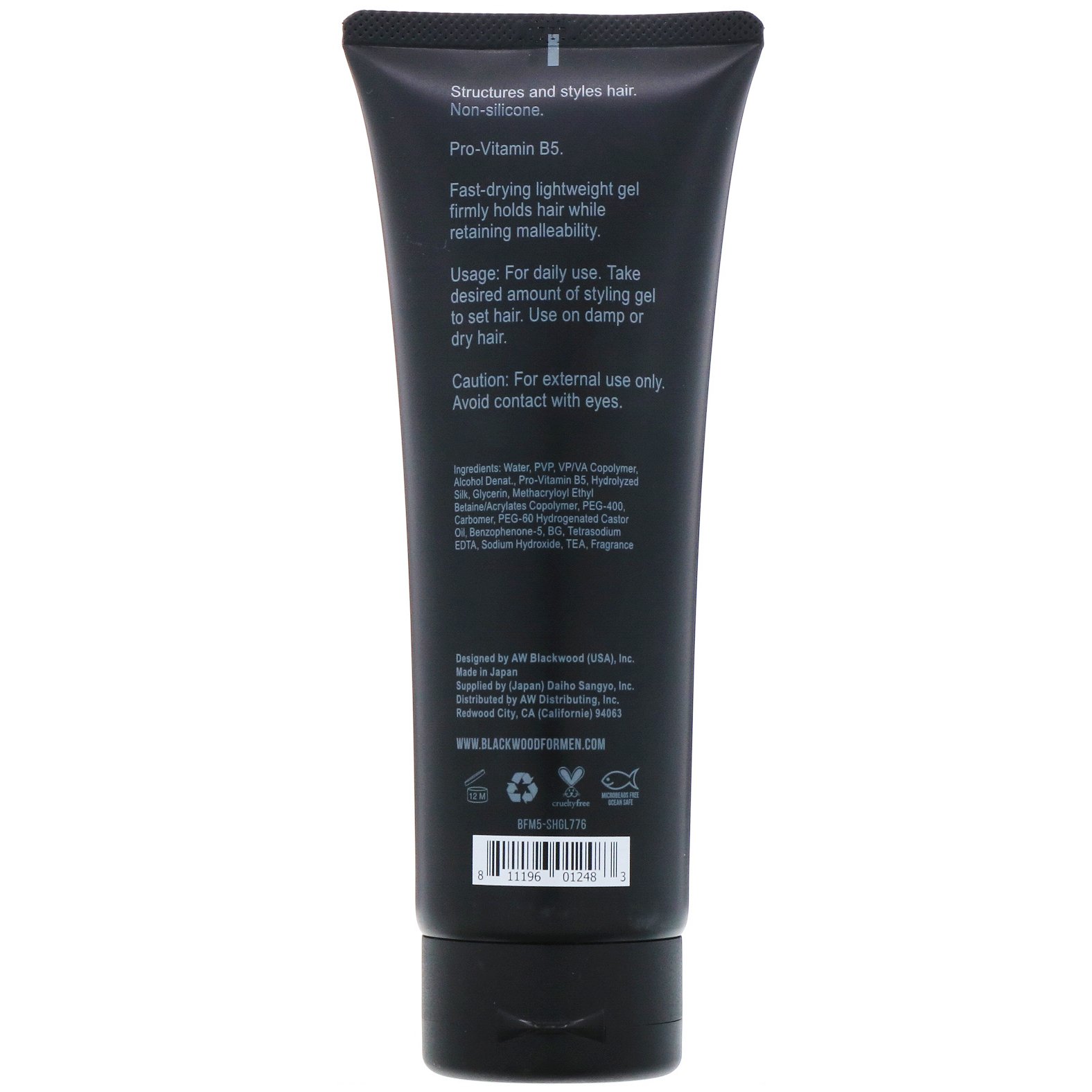 Comprar Blackwood For Men, Biofuse Hair, gel modelador, masculino, 220 g - Imagem 2