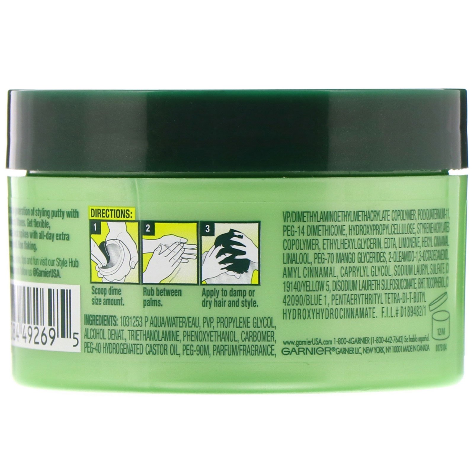 Comprar Garnier, Fructis Style, Massa poderosa Fiber Spikes, 100 g - Imagem 2