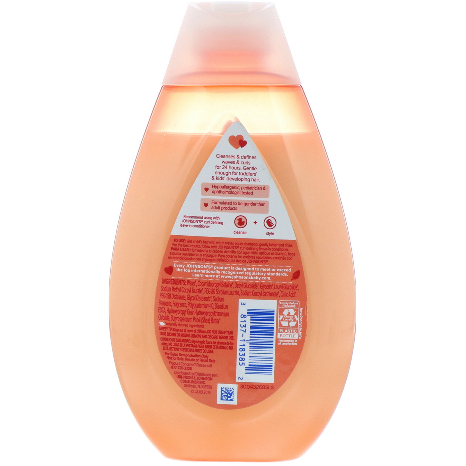 Comprar Johnson & Johnson, Kids, Definição de Cachos, Shampoo, 13,6 fl oz (400 ml) - Imagem 2