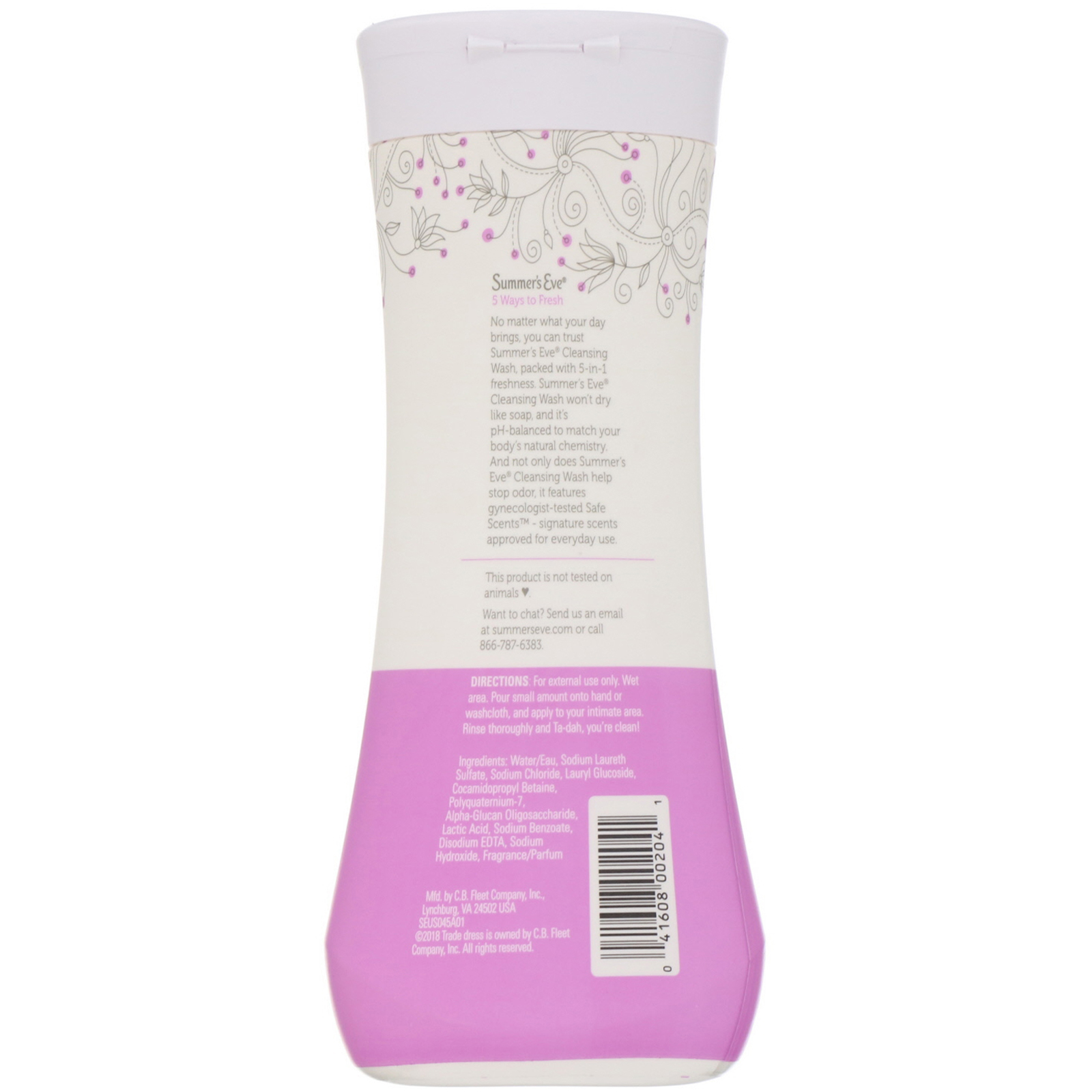 Comprar Summer's Eve, Limpeza íntima 5 em 1, Island Splash, 15 fl oz (444 ml) - Imagem 2
