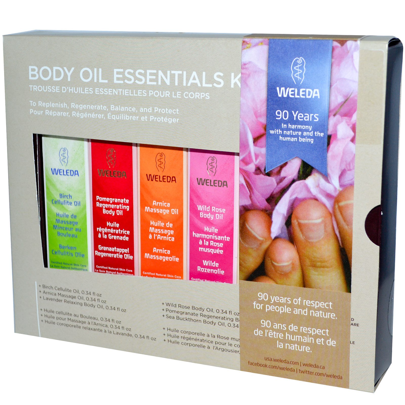 Comprar Weleda, Óleos para o Corpo, Kit Essencial, 6 Óleos, (0,34 fl oz Cada)
