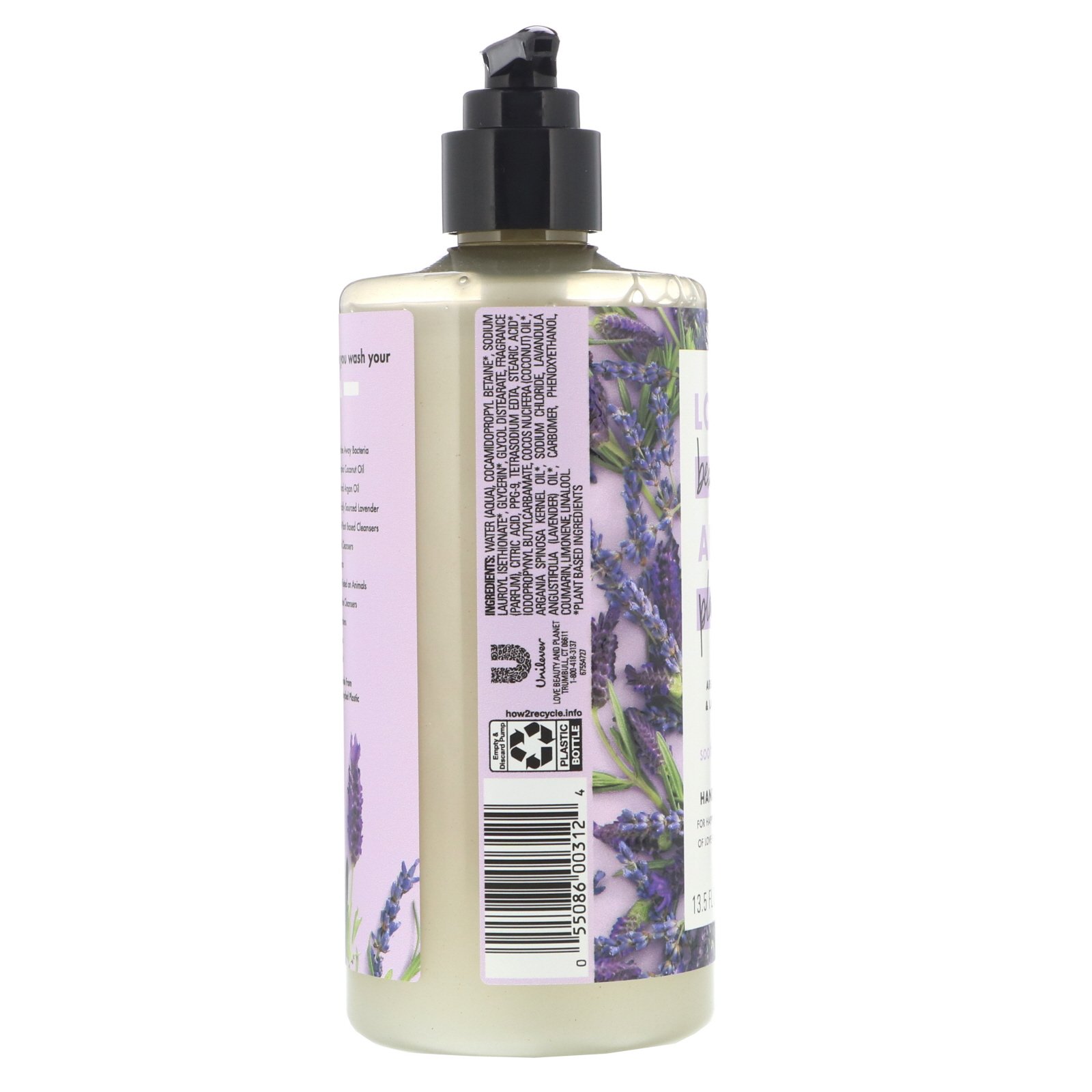 Comprar Love Beauty and Planet, Sabonete para mãos Spa calmante, óleo de argan e lavanda, 400 ml - Imagem 2