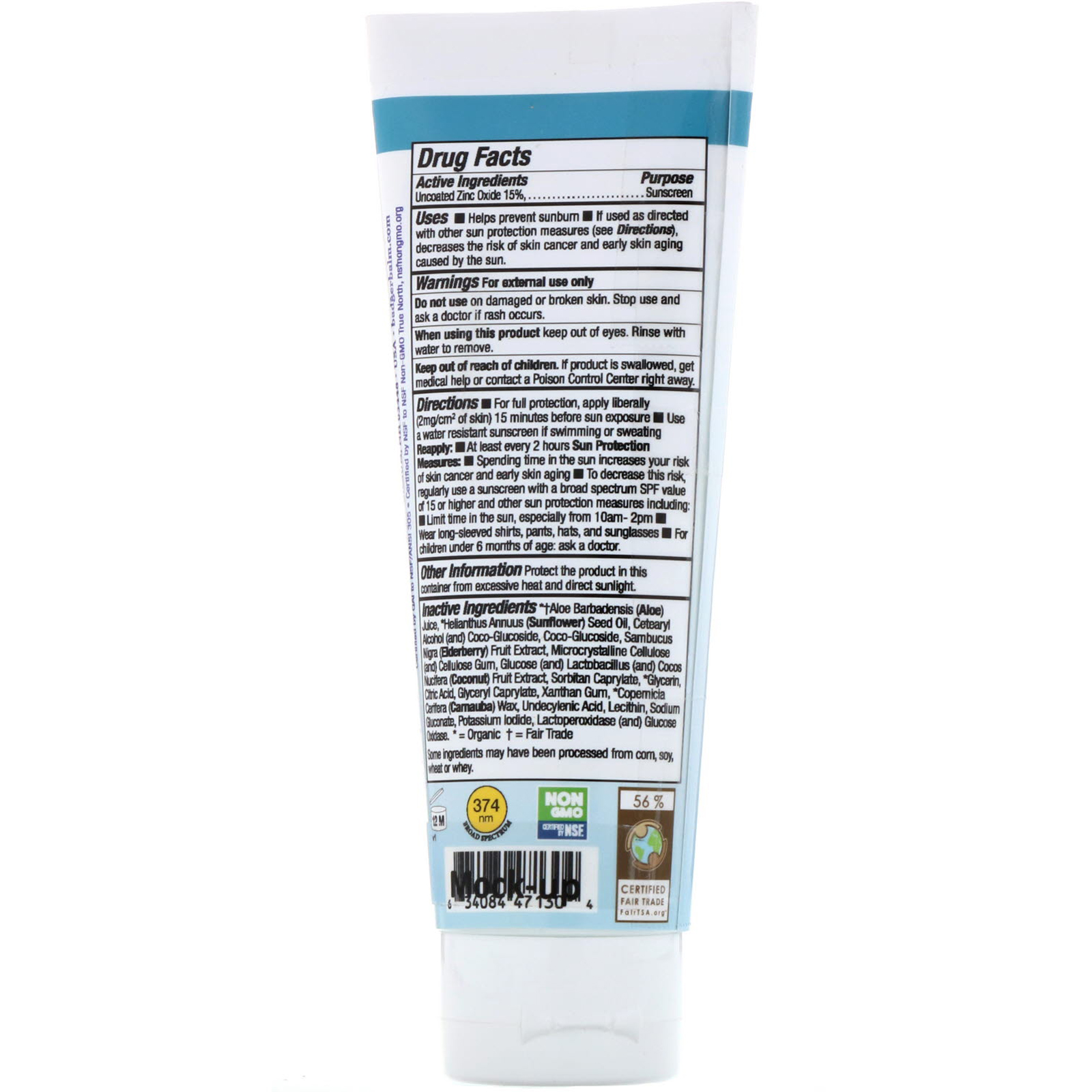 Comprar Badger Company, Clear Daily, Loção e Protetor Solar Mineral Natural, Clear Zinc, FPS 30, Sem Perfume, 118 ml (4 fl oz) - Imagem 2