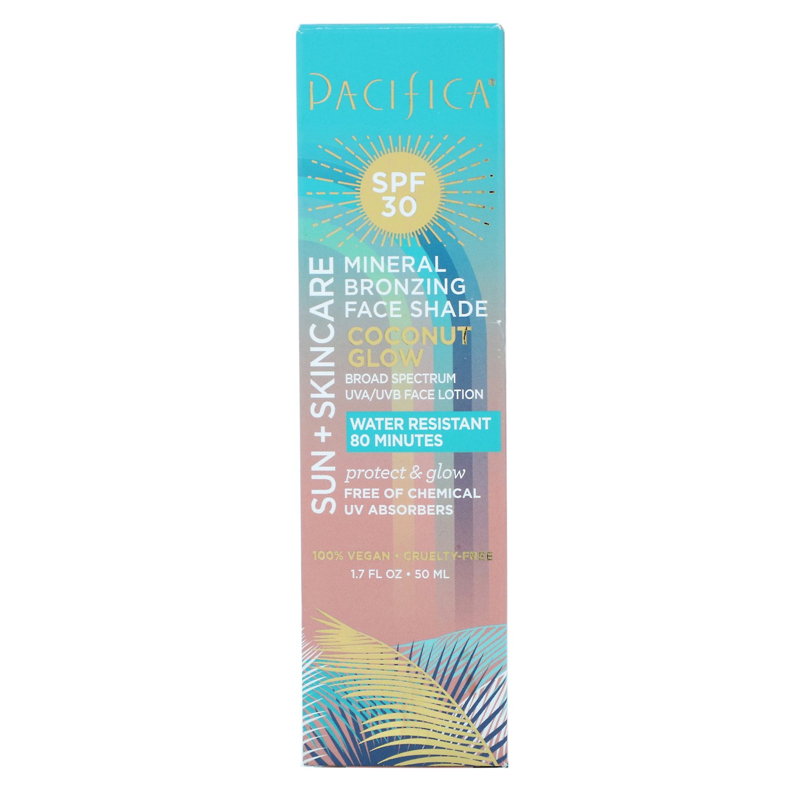 Comprar Pacifica, Sun + Skincare, Mineral Bronzing Face Shade, SPF 30, Coconut Glow, 1.7 fl oz (50 ml) - Imagem 2