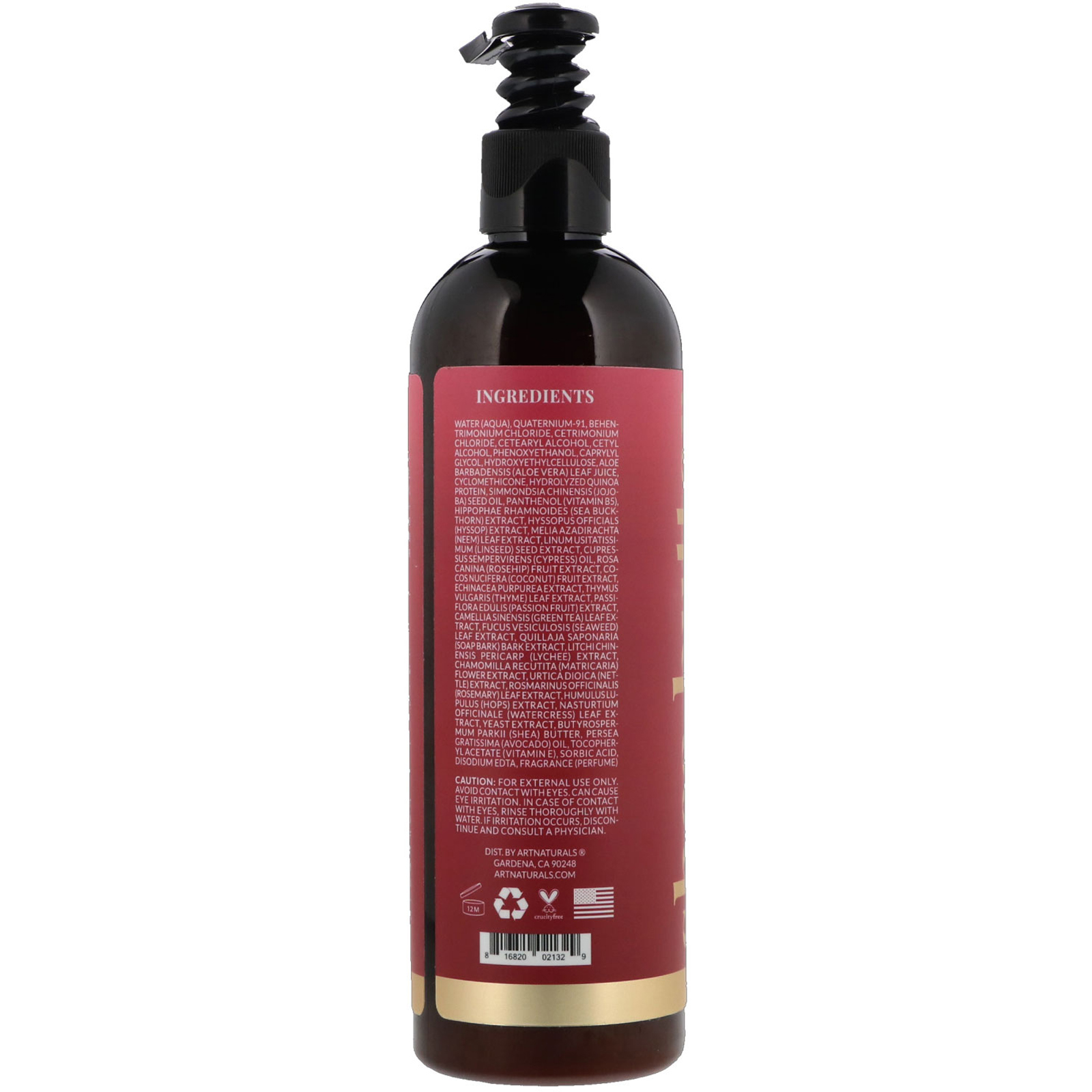 Comprar Artnaturals, Condicionador Leave-In de Manteiga de Carité, Abacate e Lichia, Mistura Hidratante, Para Cabelos Secos, 12 fl oz (355 ml) - Imagem 2