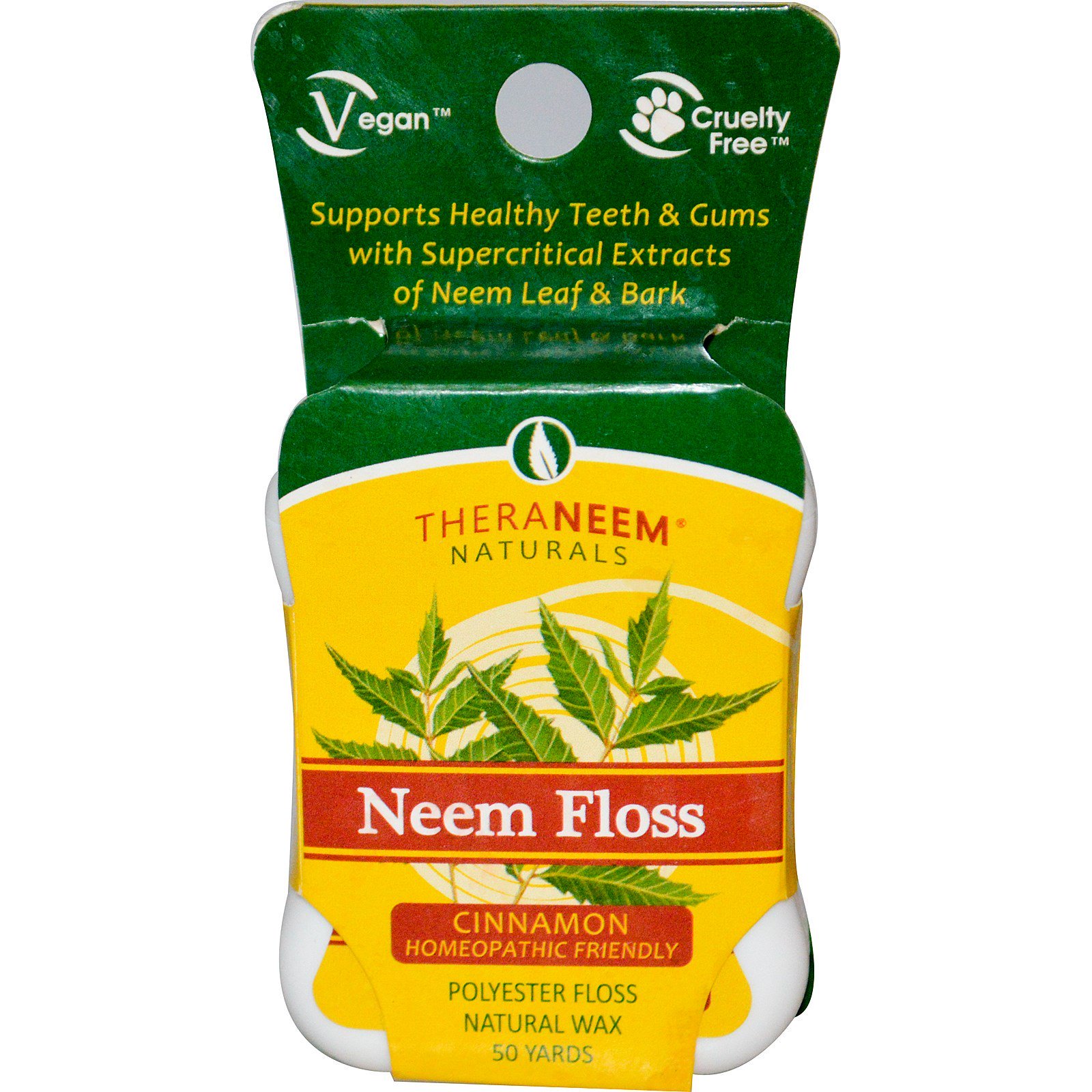 Comprar Organix South, TheraNeem Naturals, Neem Floss, Cinnamon, 50 Yards