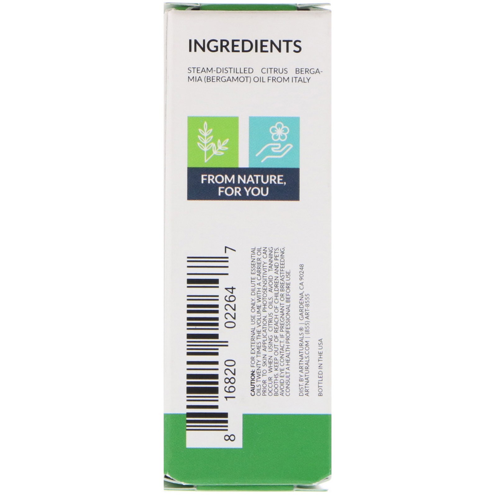 Comprar Artnaturals, Óleo de bergamota, 0,50 fl oz (15 ml) - Imagem 2