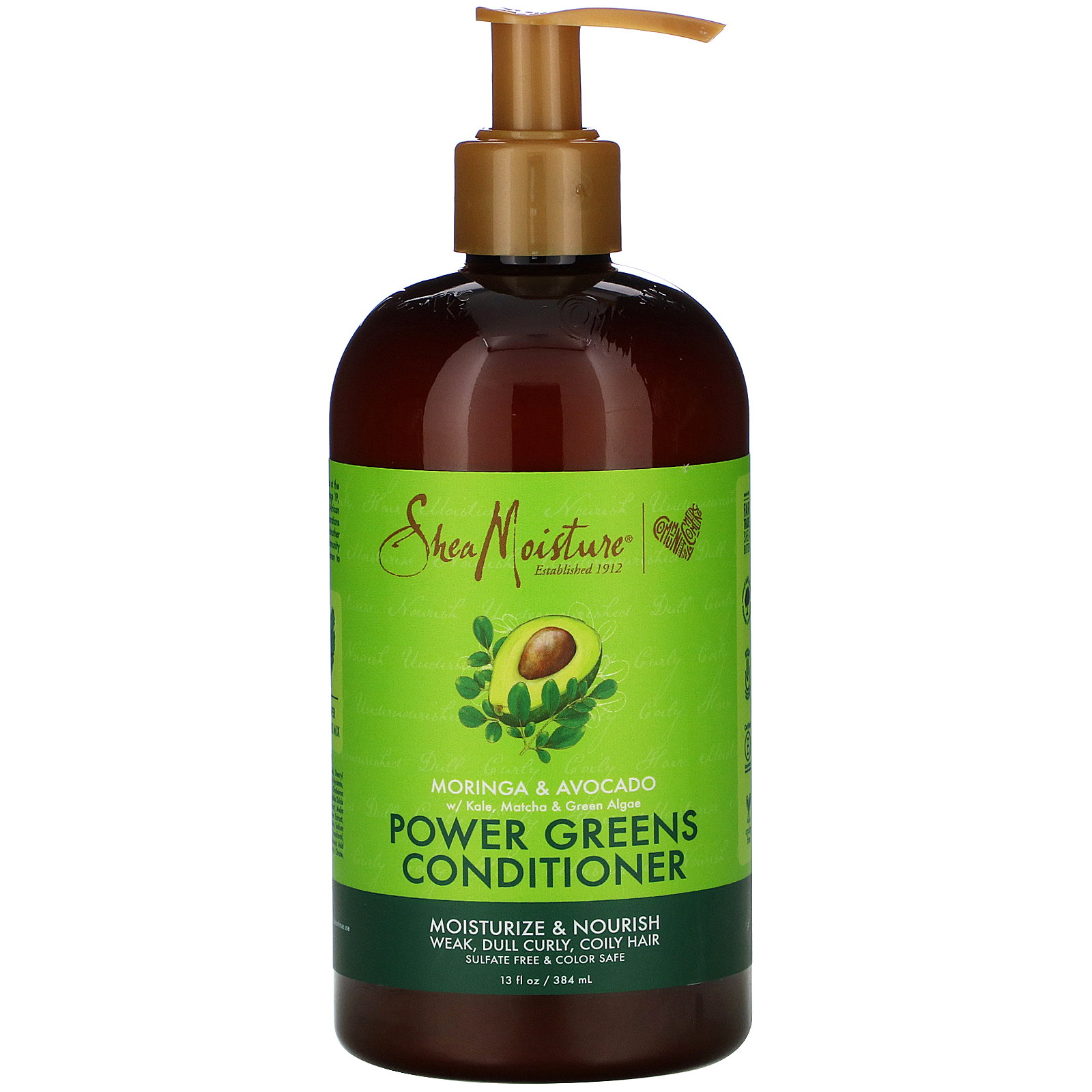 Comprar SheaMoisture, Power Greens Conditioner, Moringa & Avocado, 13 fl oz (384 ml)