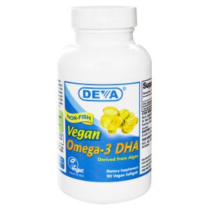 Comprar Deva, Vegan, Ômega-3 DHA, 90 Softgels Veganas