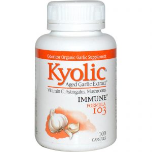 Comprar Kyolic, Extrato de Alho Envelhecido, Fórmula Imune 103, 100 Cápsulas