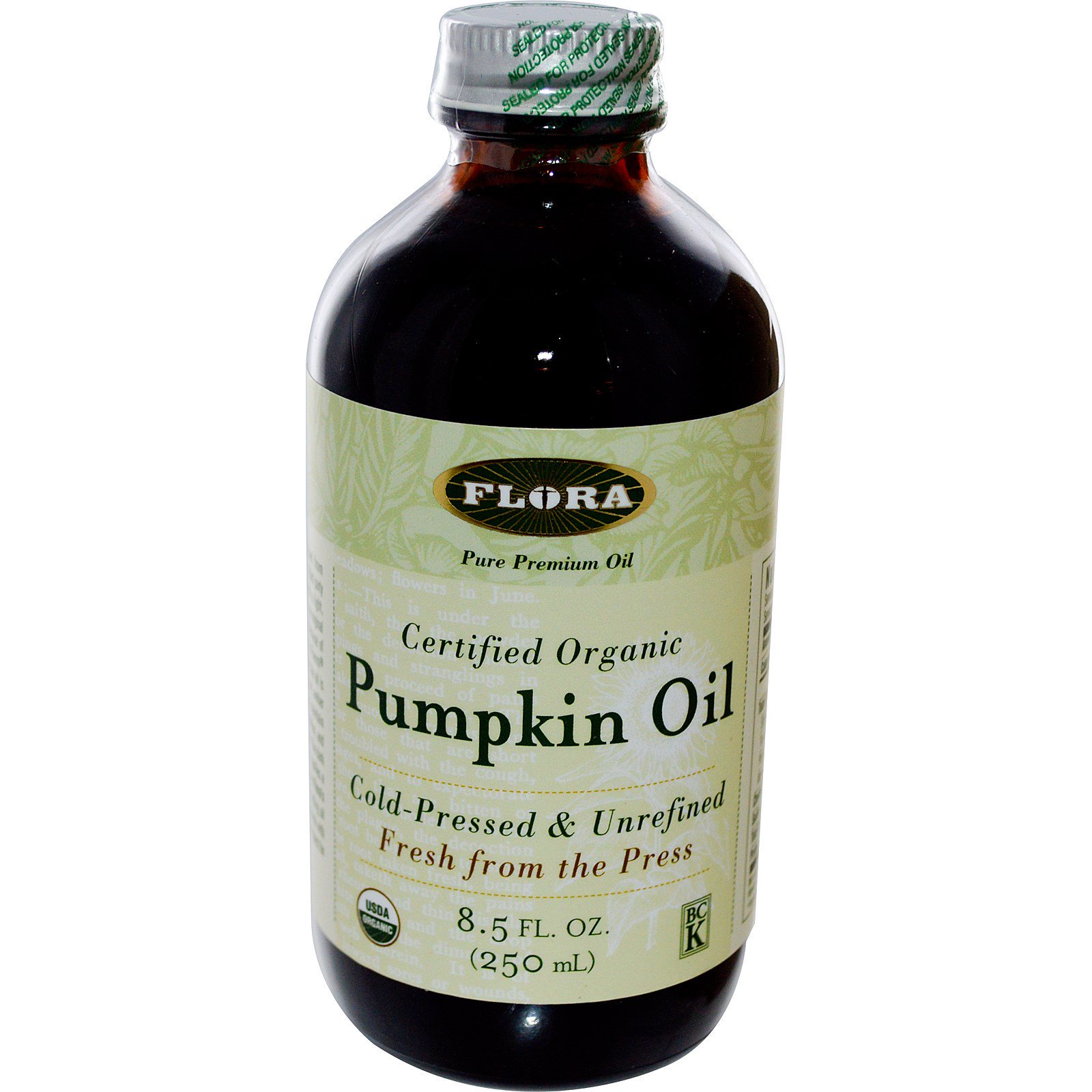 Comprar Flora, Óleo de abóbora orgânica certificada, 8.5 fl oz (250 ml)