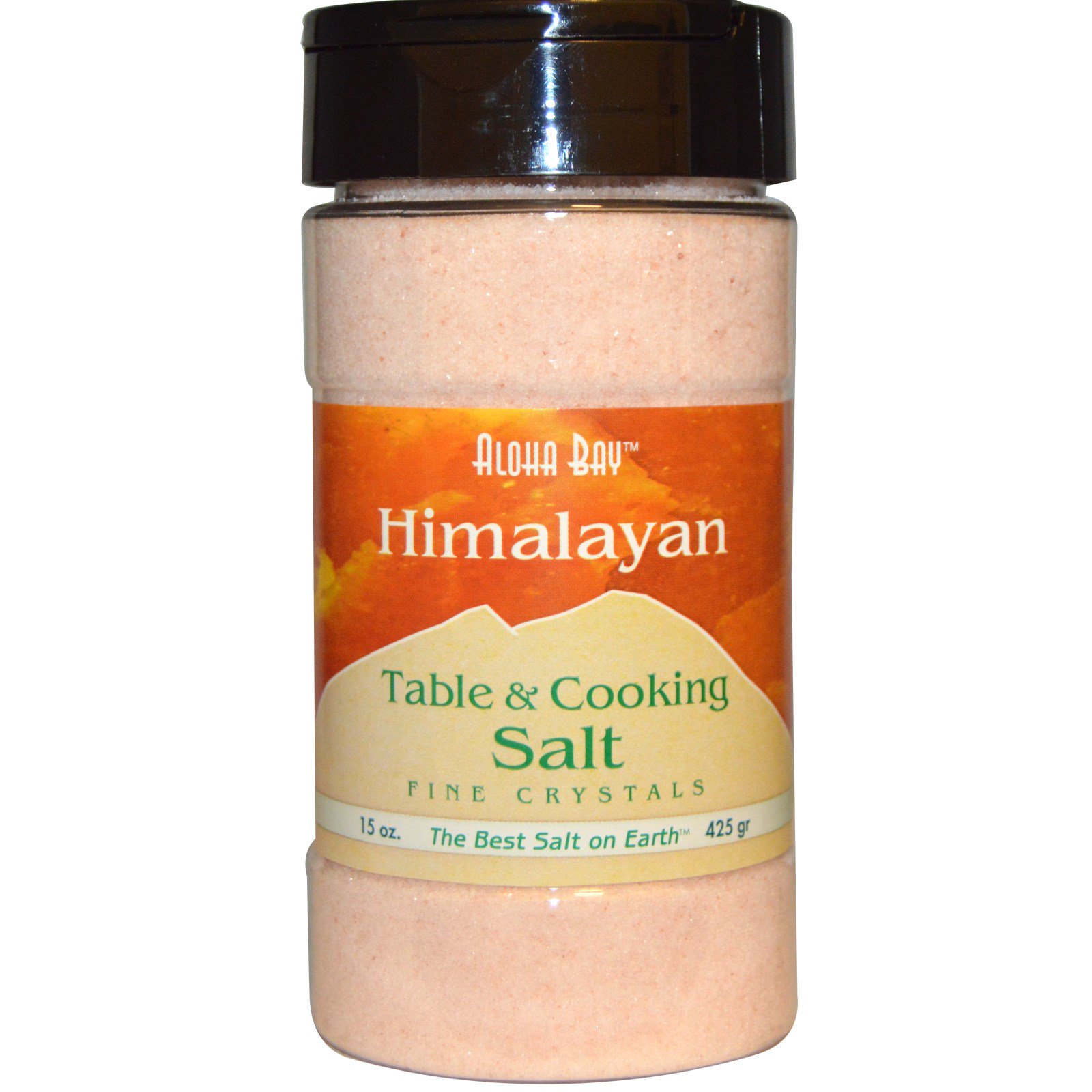 Comprar Aloha Bay, Himalayan, Sal Culinário e de Mesa, Cristais Finos, 425 g (15 oz)