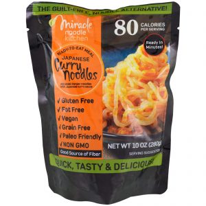 Comprar Miracle Noodle, Refeição Pronta para Comer, Noodles Japonês de Curry, 10 onças (280 g)