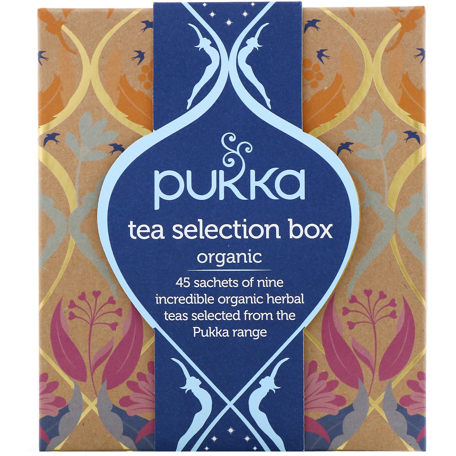Comprar Pukka Herbs, Caixa com Chás Orgânicos Selecionados, 9 Chás de Ervas, 45 Saquinhos de Chá