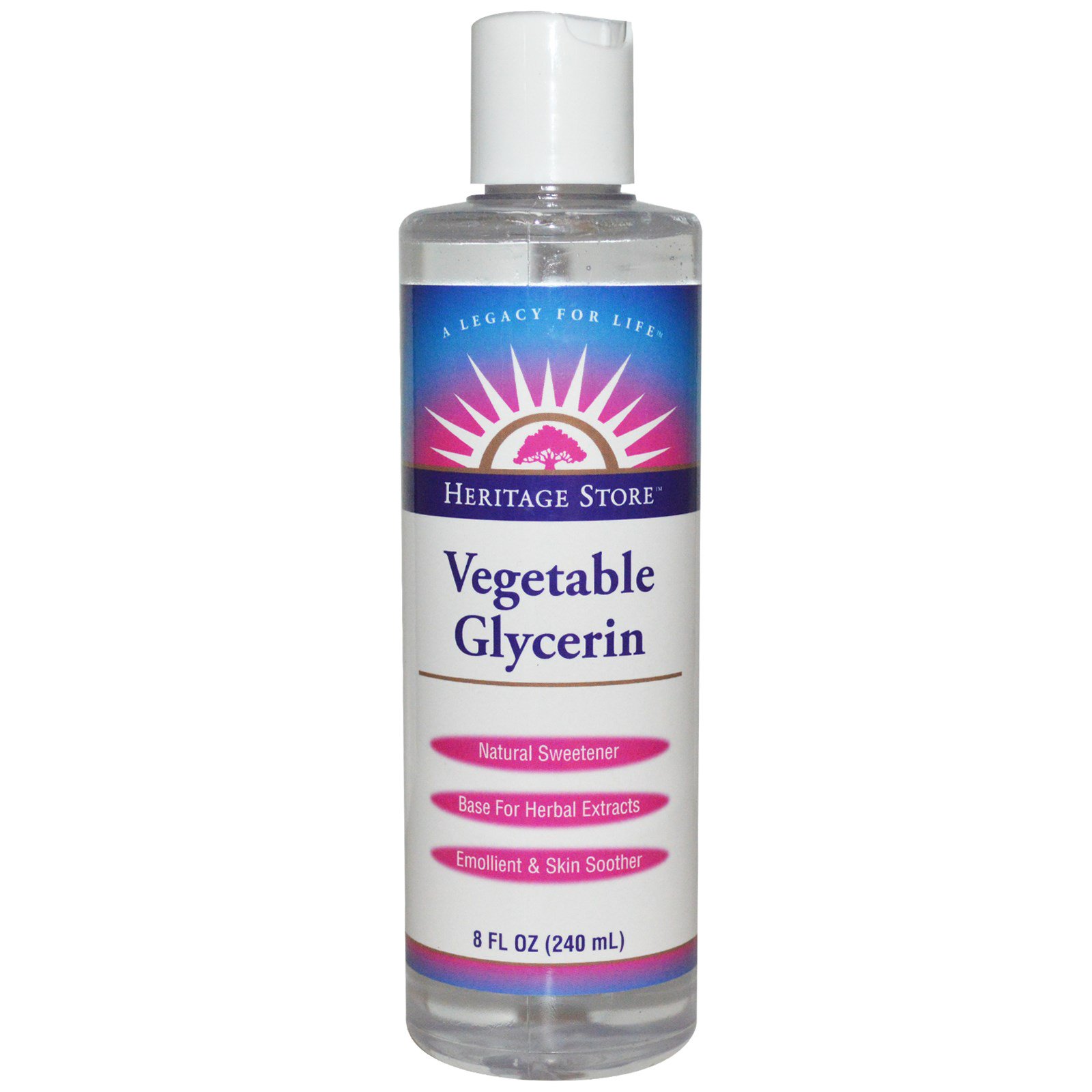Comprar Heritage Store, Glicerina Vegetal, 8 fl oz (240 ml)