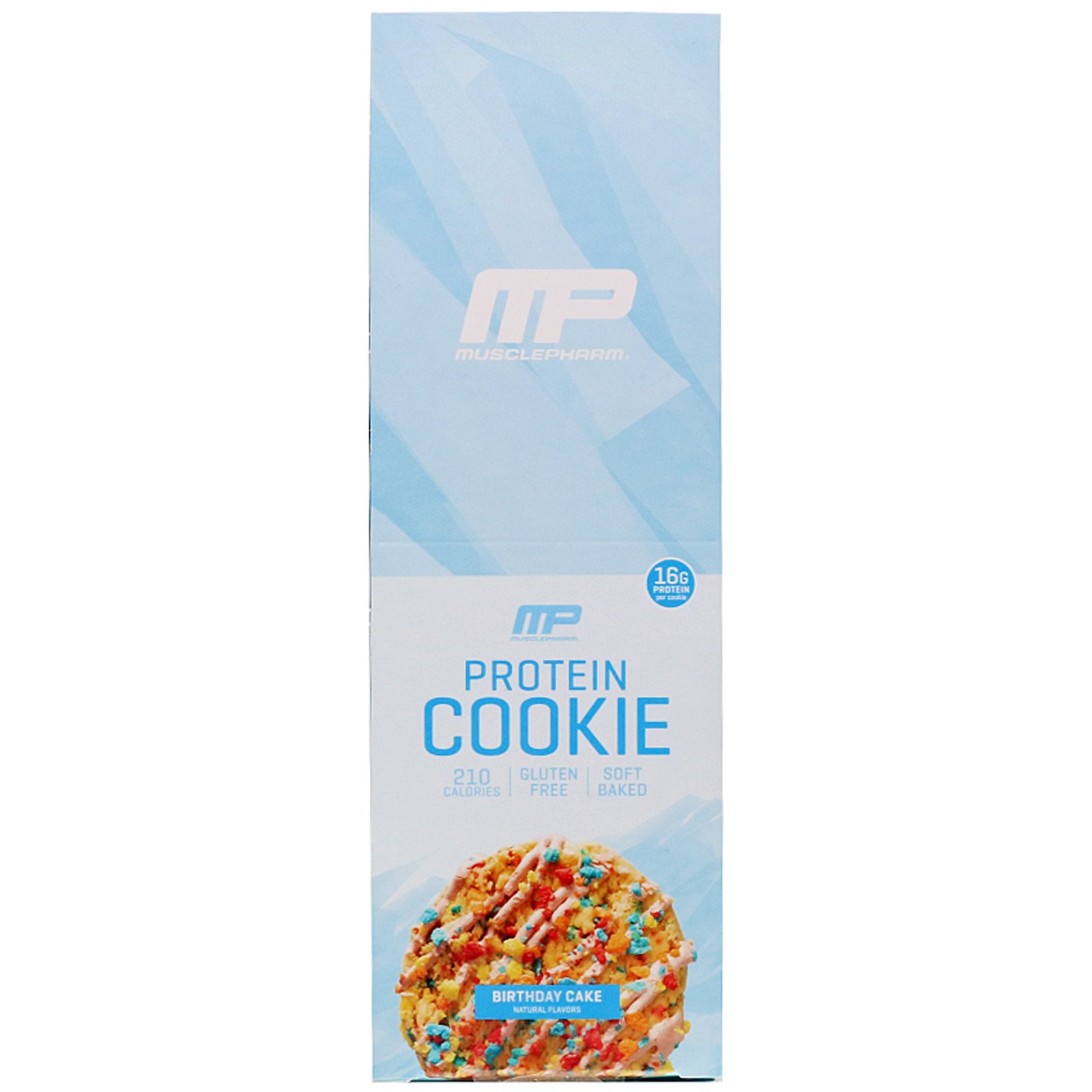 Comprar MusclePharm, Biscoitos de Proteína, Bolo de Aniversário, 12 Biscoitos, 1,83 oz (52 g) Cada - Imagem 2