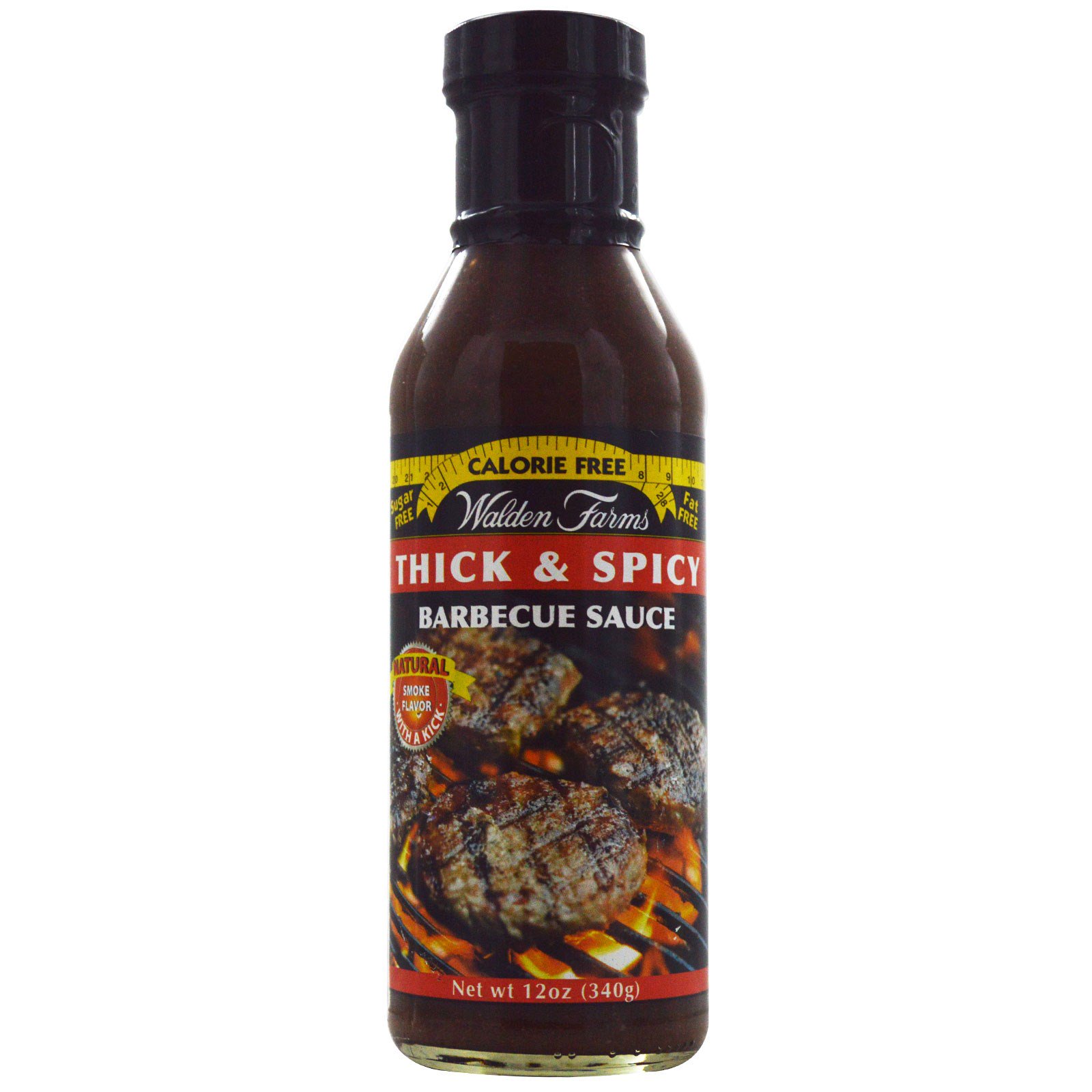 Comprar Walden Farms, Molho de churrasco Espesso e Apimentado, 12 oz (340 g)