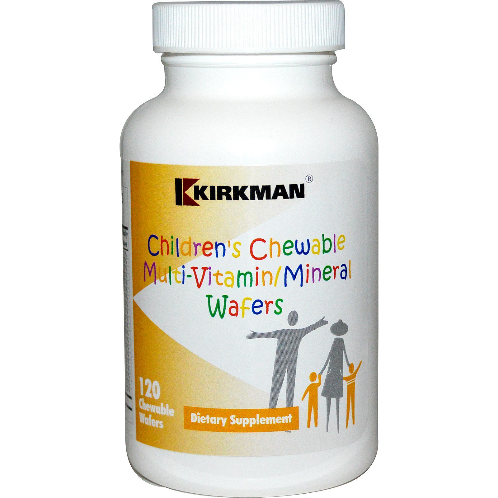 Comprar Kirkman Labs, Wafers Multivitamínicos/Minerais Mastigáveis para Crianças, 120 Wafers Mastigáveis