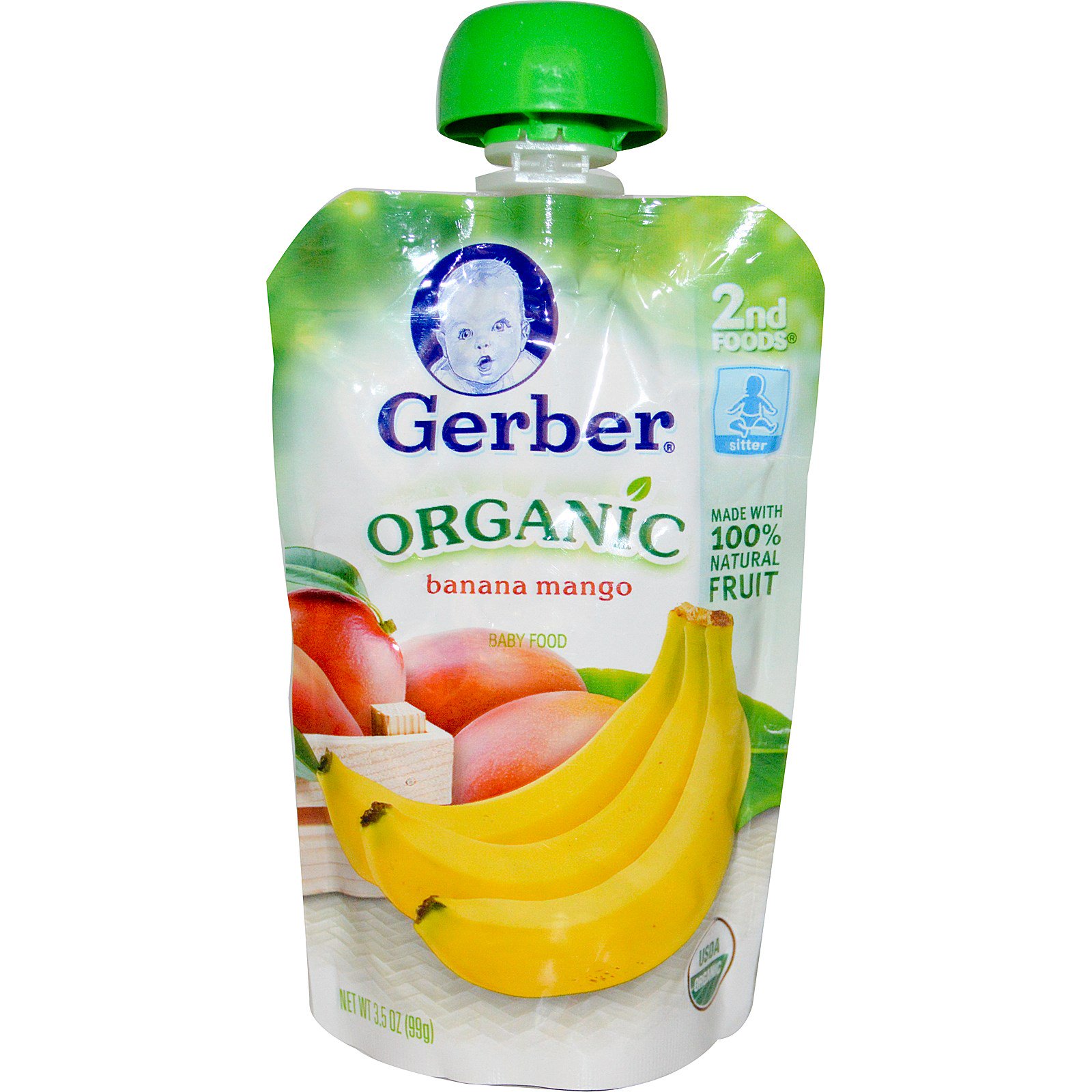 Comprar Gerber, Organic Baby Food, Banana Mango, 3.5 oz (99 g)