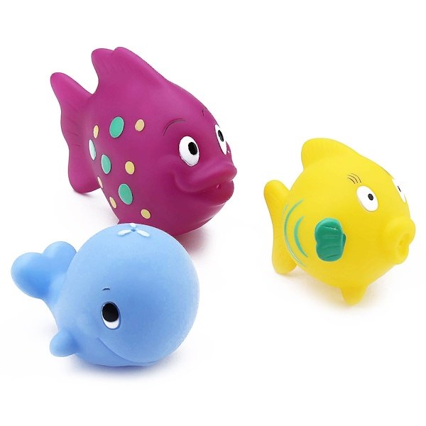 Comprar Nuby, Esguichadores DiverPeixe, Acima de 6 meses, Pacote com 3