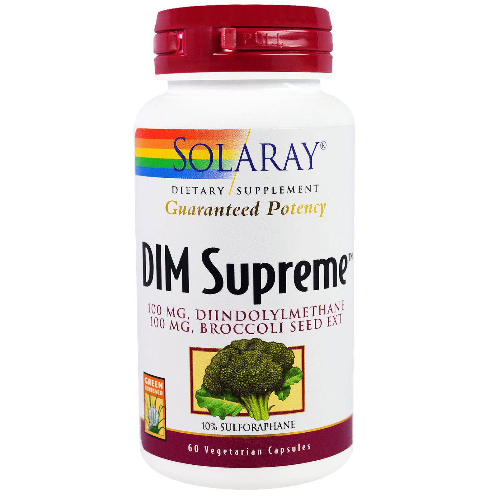 Comprar Solaray, DIM Supreme, 60 Cápsulas Vegetais