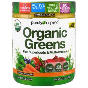 Comprar Purely Inspired, Organic Greens, Sem Sabor, 203 g (7,17 oz)
