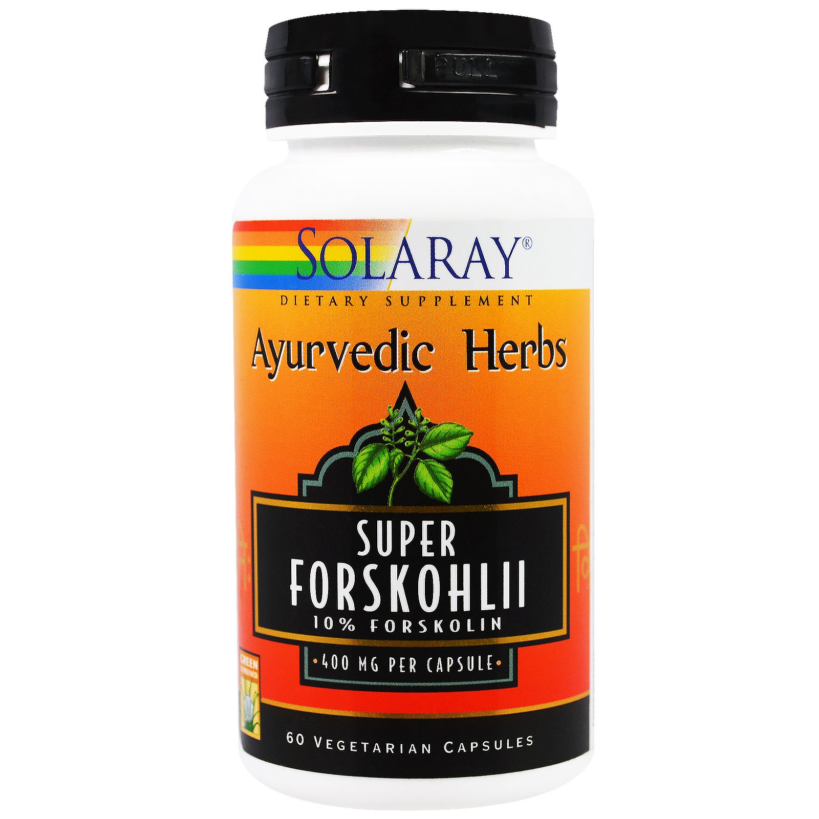 Comprar Solaray, Ayurvedic Herbs, Super Forskohlii, 400 mg, 60 Vegetarian Capsules
