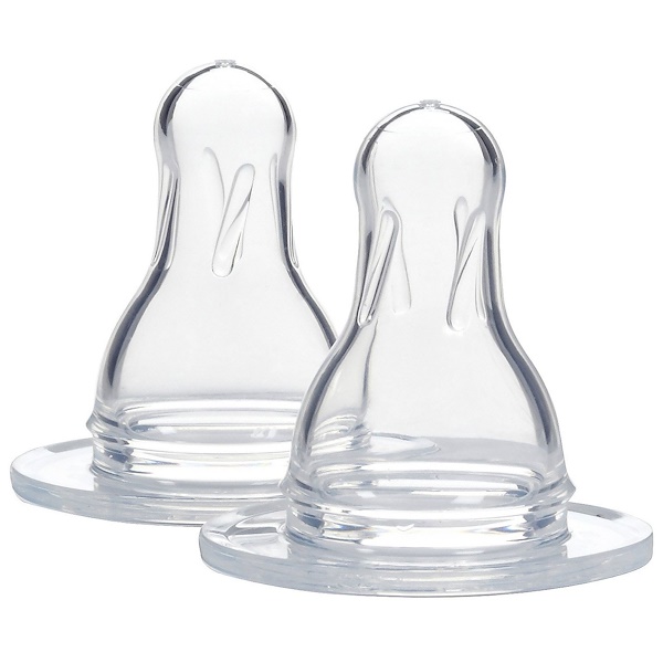 Comprar Dr. Brown's, Fluxo Natural, Bicos de Silicone Para Mamadeira Y Cut, Acima de 9 meses, Pacote com 2