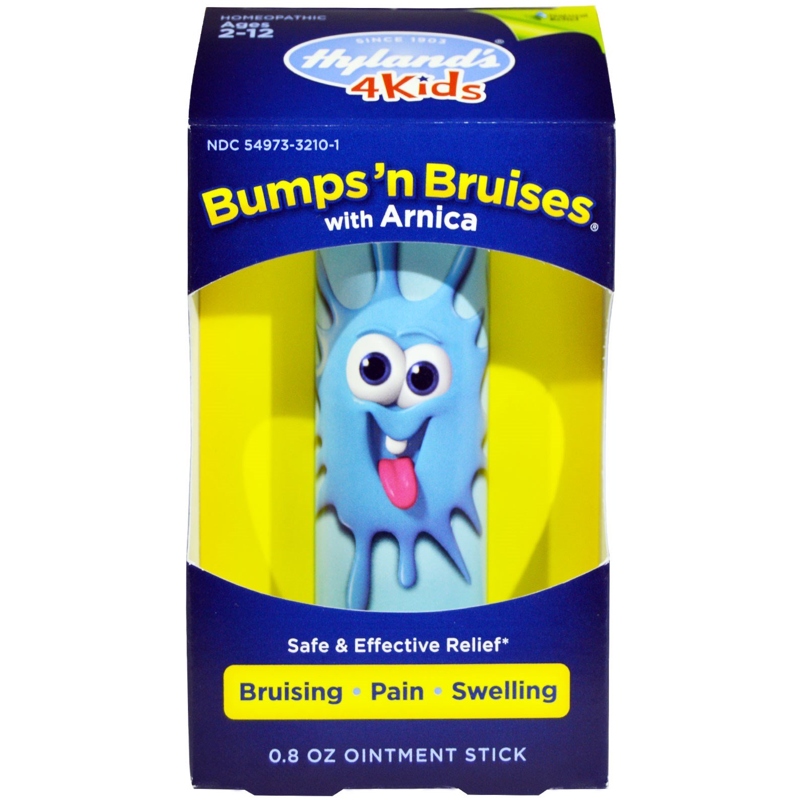Comprar Hyland's, Infantil, Bumps 'n Bruises, com Arnica, Pomada em Bastão, 0,8 oz