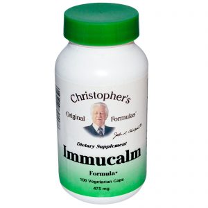 Comprar Christopher's Original Formulas, Immucalm Formula, 475 mg, 100 Vegetarian Caps